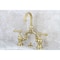 Kingston Brass KS7992AL English Country Bathroom Bridge Faucet, Polished Brass KS7992AL - alternate 4